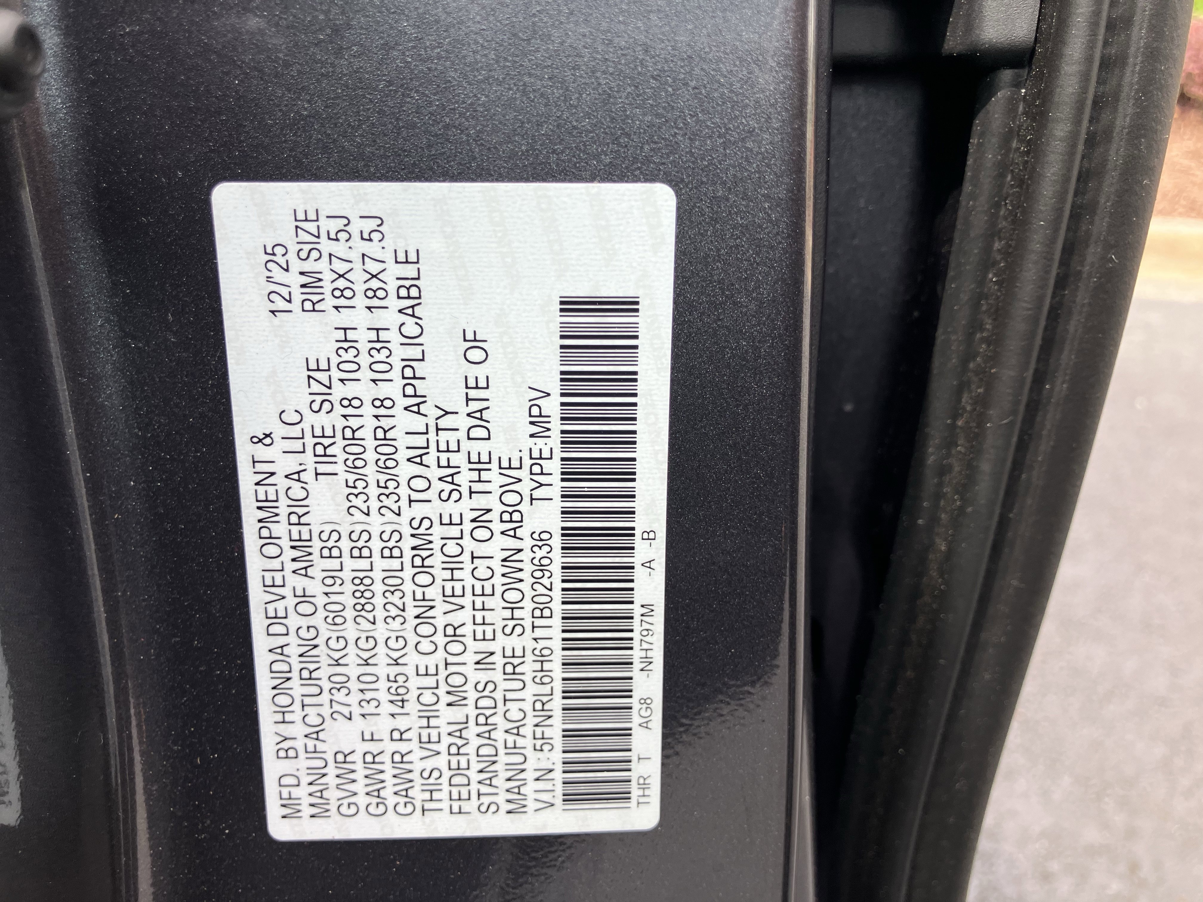 Used 2026 Honda Odyssey EX-L image 37