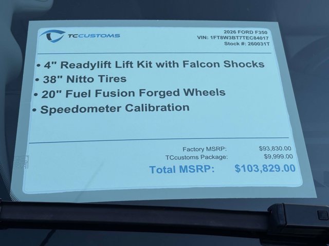 New 2026 Ford F350 Lariat w/ Black Appearance Package AWD/4WD image 29