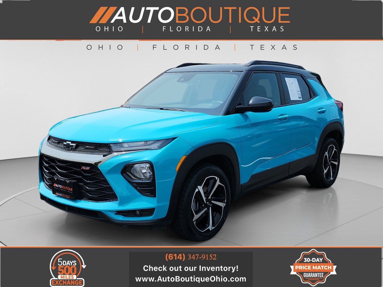 Used 2021 Chevrolet TrailBlazer RS w/ Technology Package
