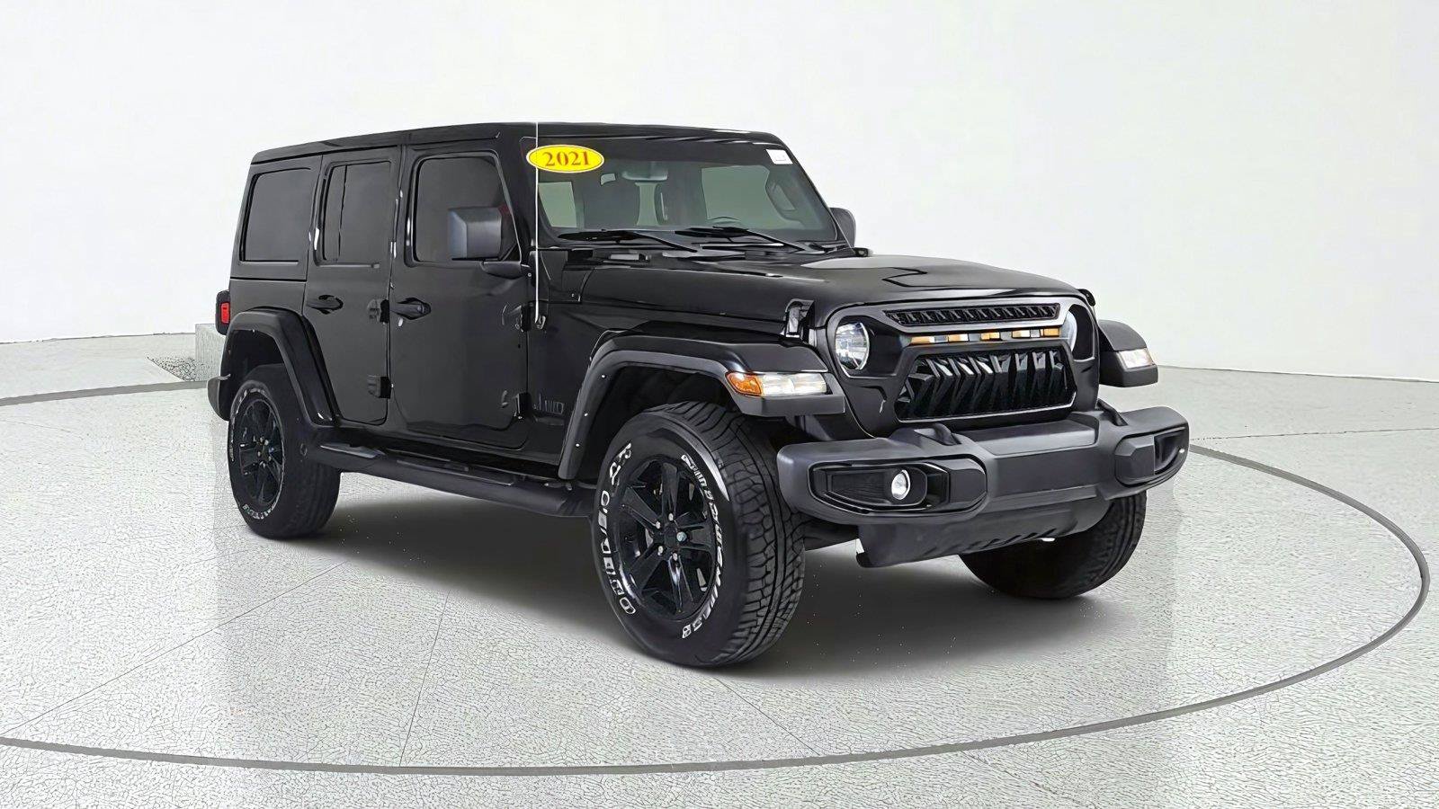 Used 2021 Jeep Wrangler Unlimited Sahara AWD/4WD image 1