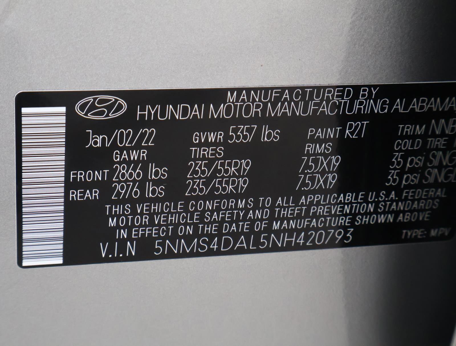 Used 2022 Hyundai Santa Fe Limited image 24