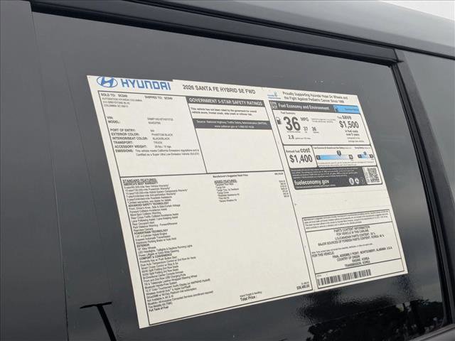 New 2026 Hyundai Santa Fe SE image 24