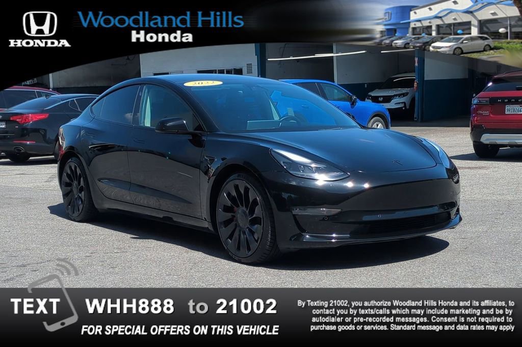 Used 2022 Tesla Model 3 Performance AWD/4WD image 3