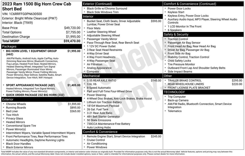 Used 2023 RAM 1500 Big Horn image 18
