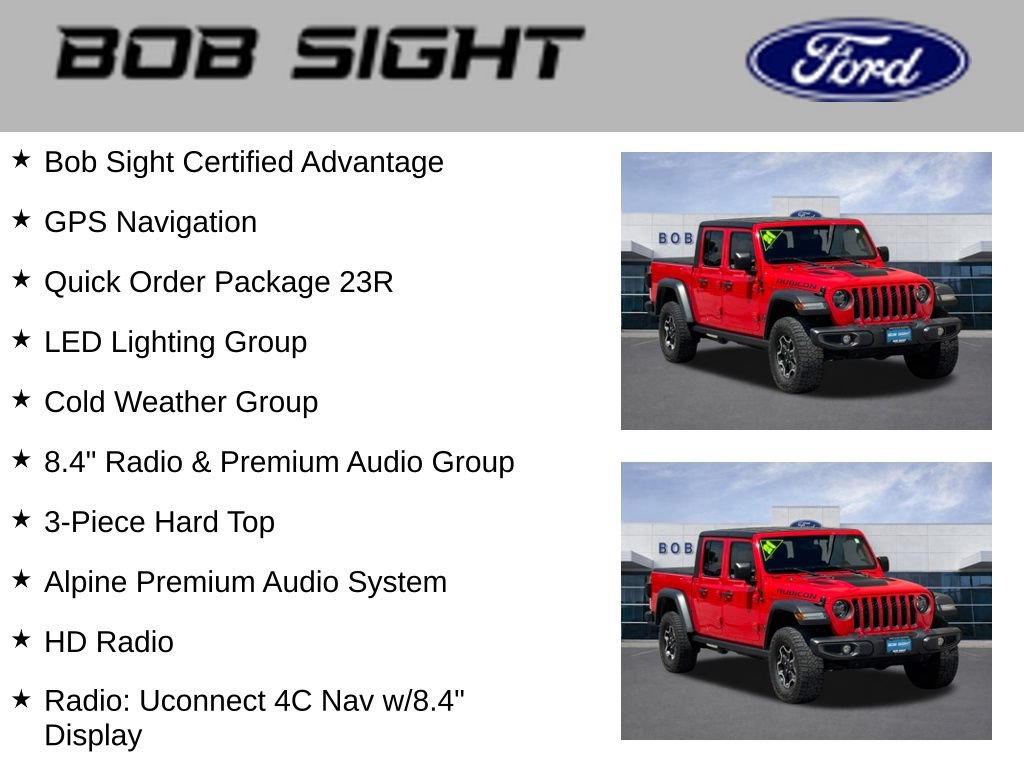 Used 2021 Jeep Gladiator Rubicon AWD/4WD video 3