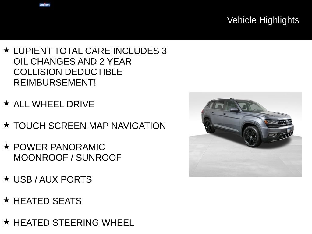 Used 2019 Volkswagen Atlas SEL AWD/4WD image 7