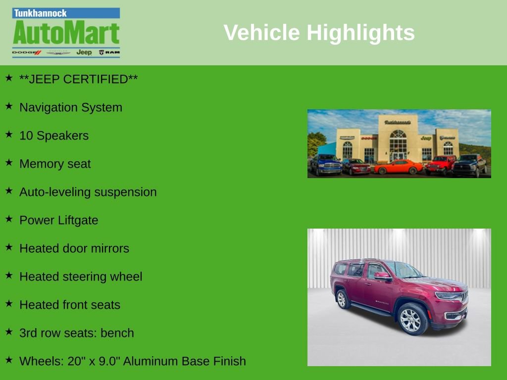 Used 2022 Jeep Wagoneer Series II image 6