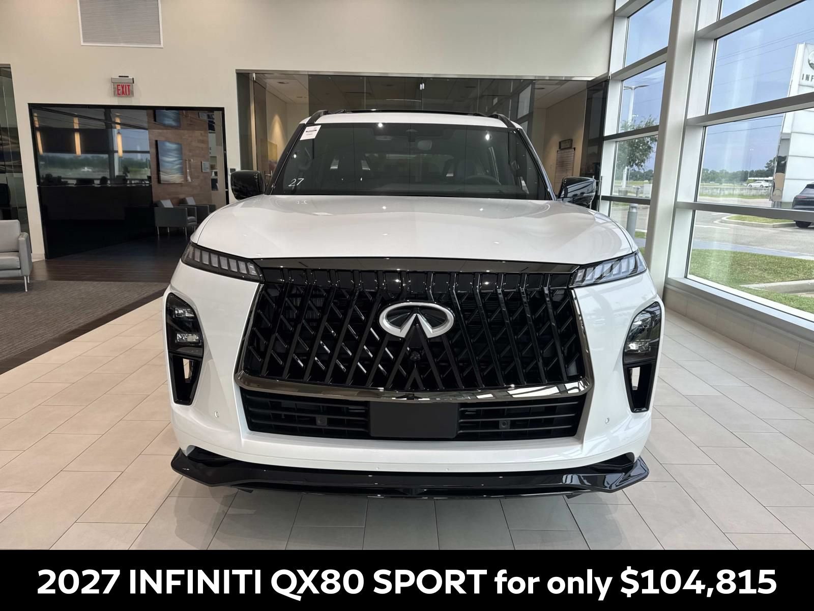 New 2027 INFINITI QX80 Sensory w/ Sport Exterior Package AWD/4WD image 2