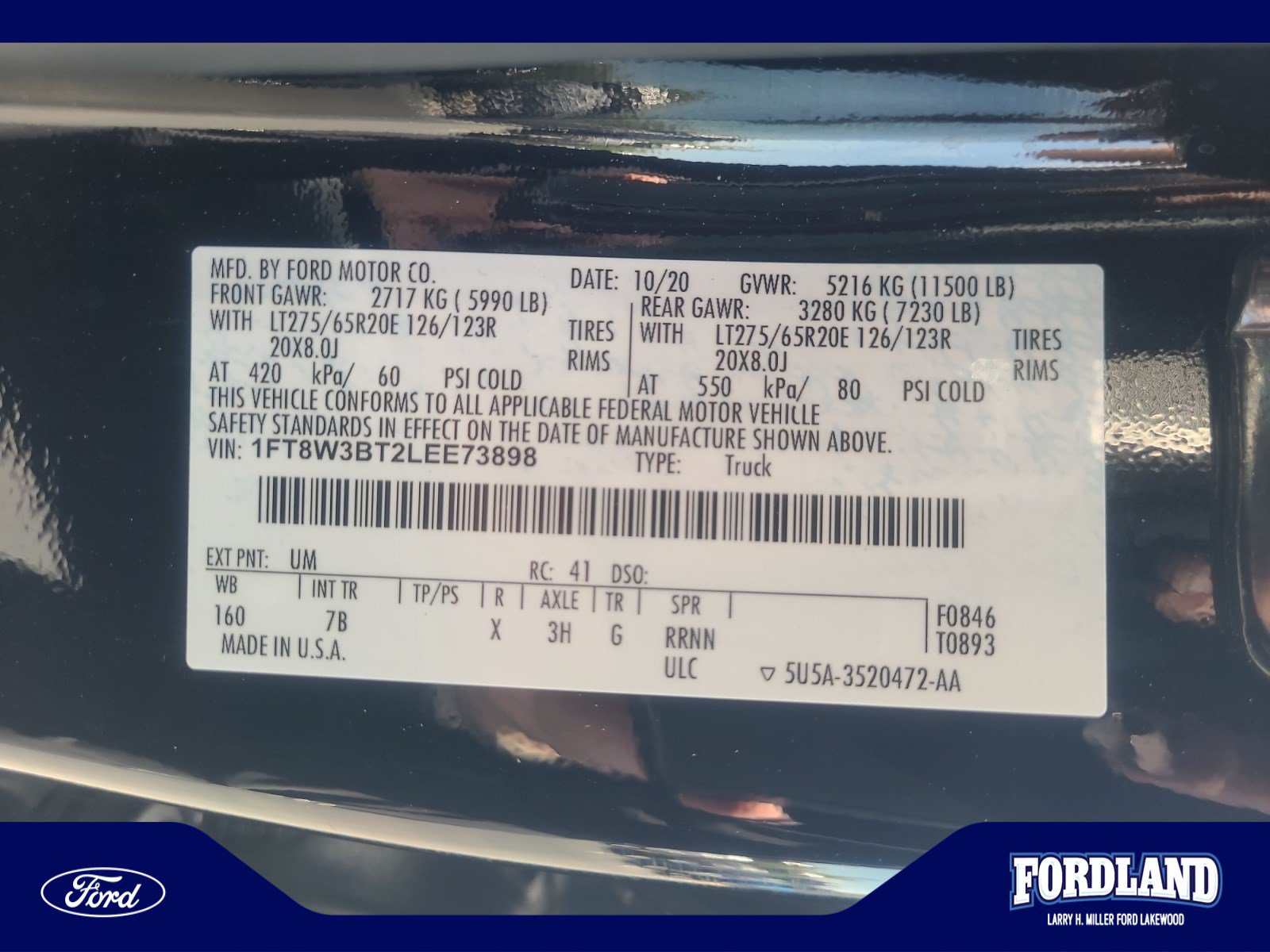 Used 2020 Ford F350 Platinum w/ FX4 Off-Road Package AWD/4WD image 25