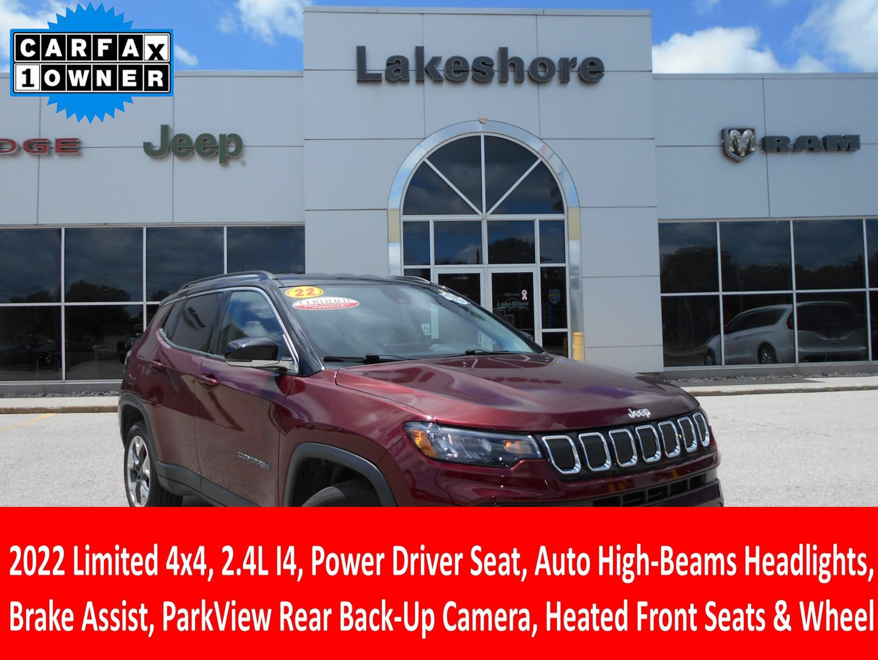 Certified 2022 Jeep Compass Limited
