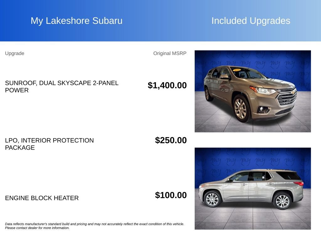 Used 2018 Chevrolet Traverse Premier AWD/4WD image 8
