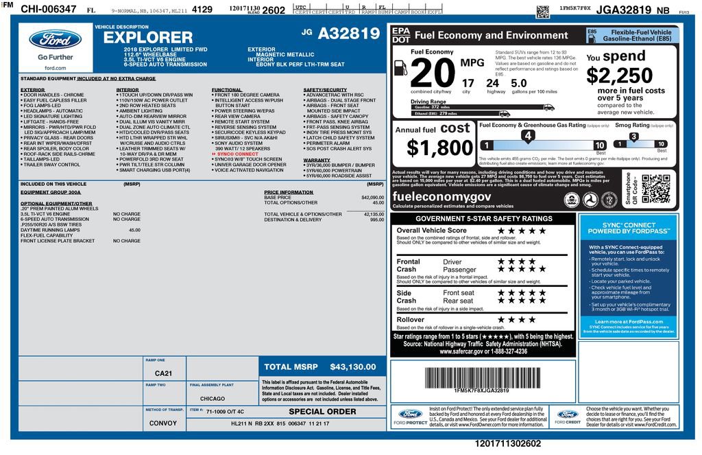 Used 2018 Ford Explorer Limited image 5