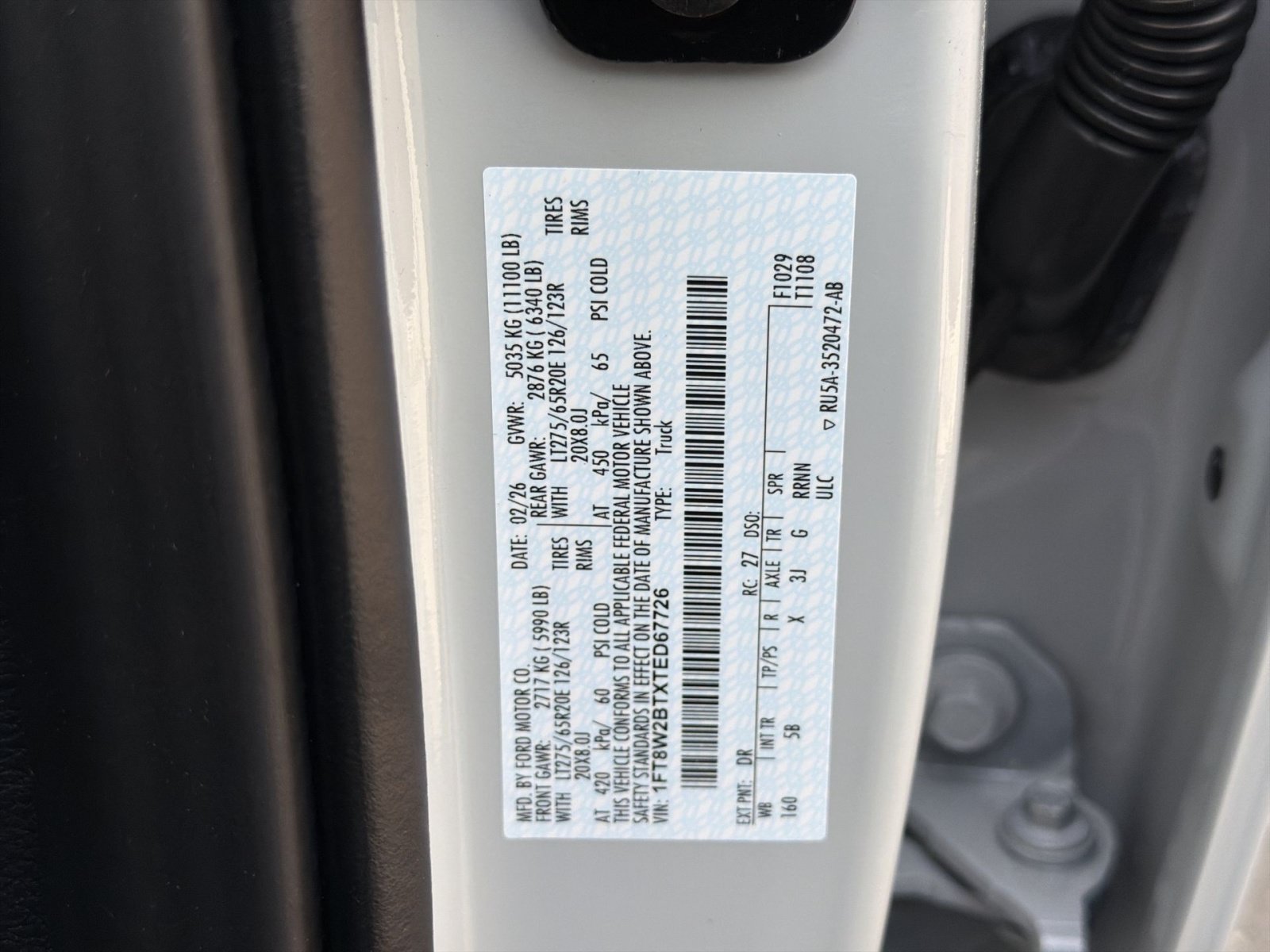 New 2026 Ford F250 Lariat w/ Black Appearance Package AWD/4WD image 40