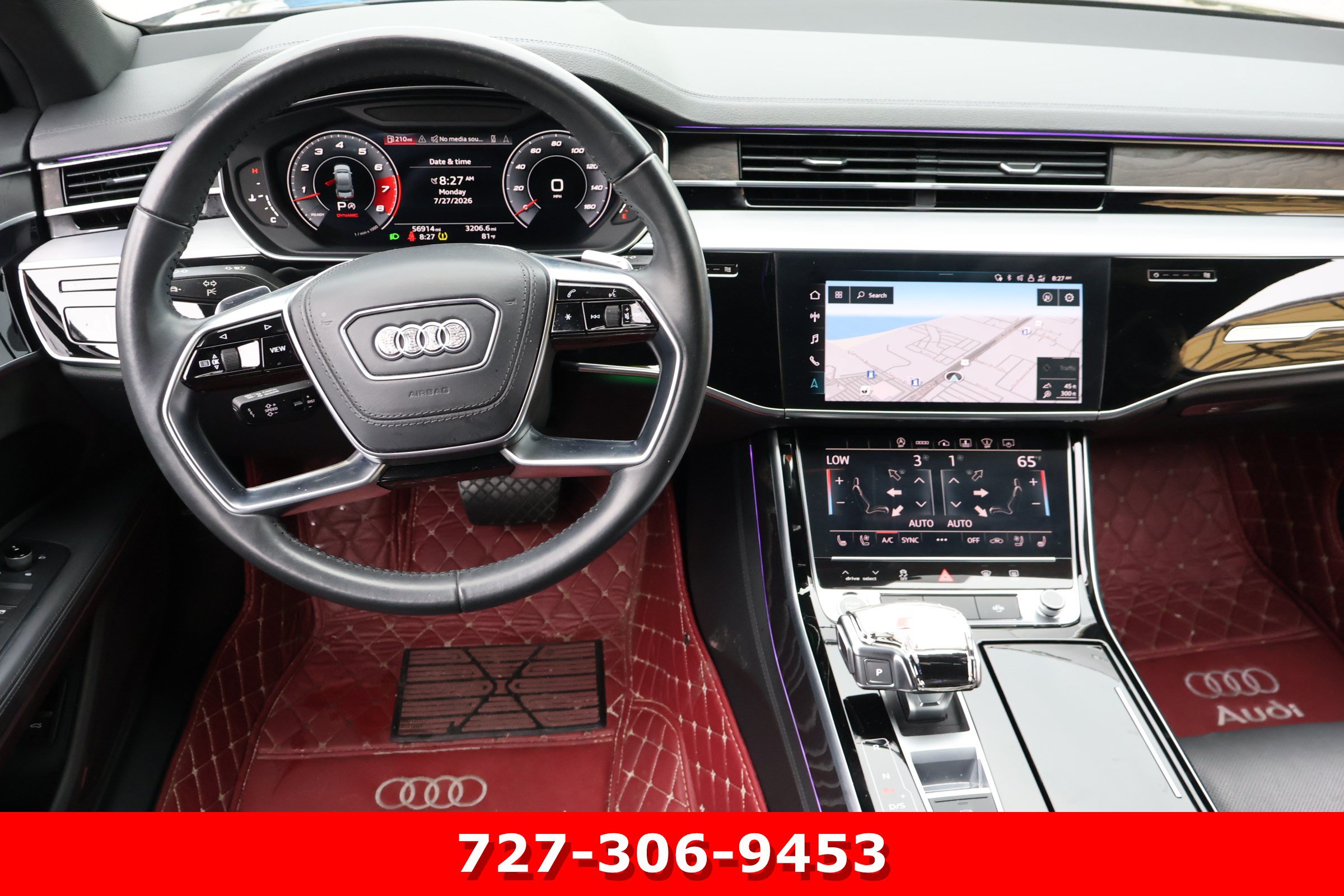 Used 2021 Audi A8 L 3.0T w/ Executive Plus Package AWD/4WD image 19
