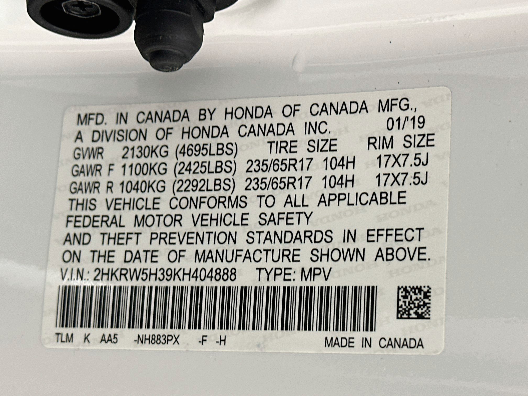 Used 2019 Honda CR-V LX image 12