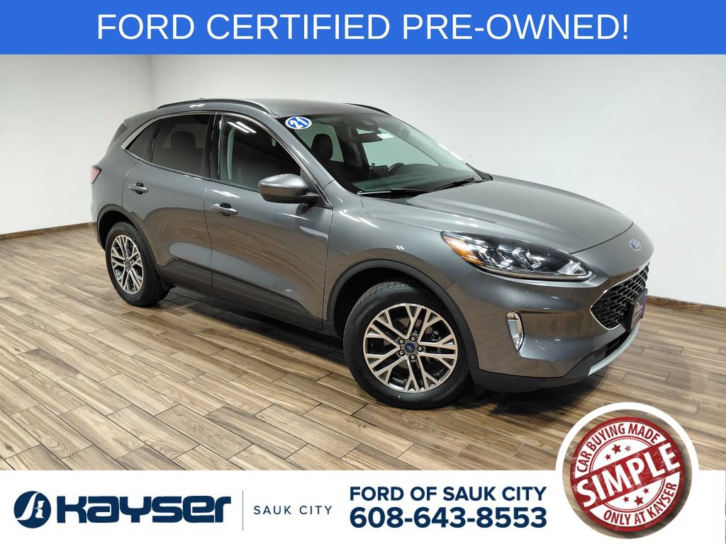 Certified 2021 Ford Escape SEL w/ Class II Trailer Tow Package AWD/4WD image 1