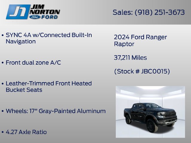 Used 2024 Ford Ranger Raptor AWD/4WD image 11