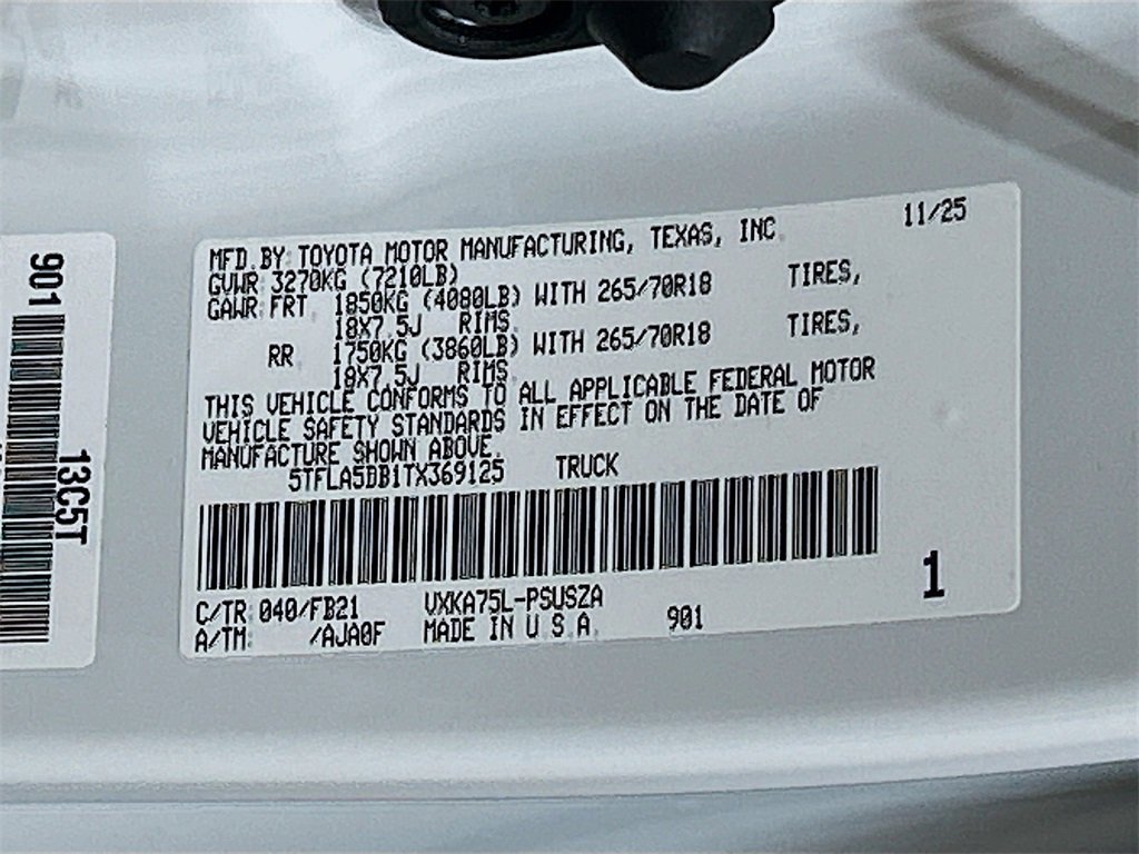 New 2026 Toyota Tundra SR5 image 28