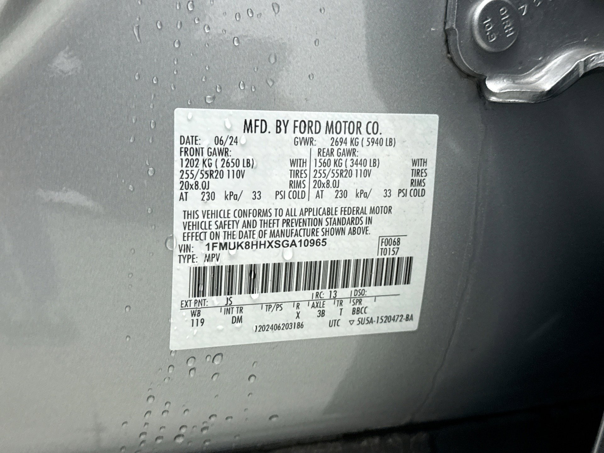 Used 2025 Ford Explorer Platinum w/ LUX Leather Package AWD/4WD image 13