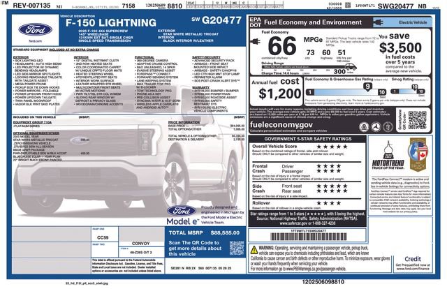 New 2025 Ford F150 Lightning Platinum image 4