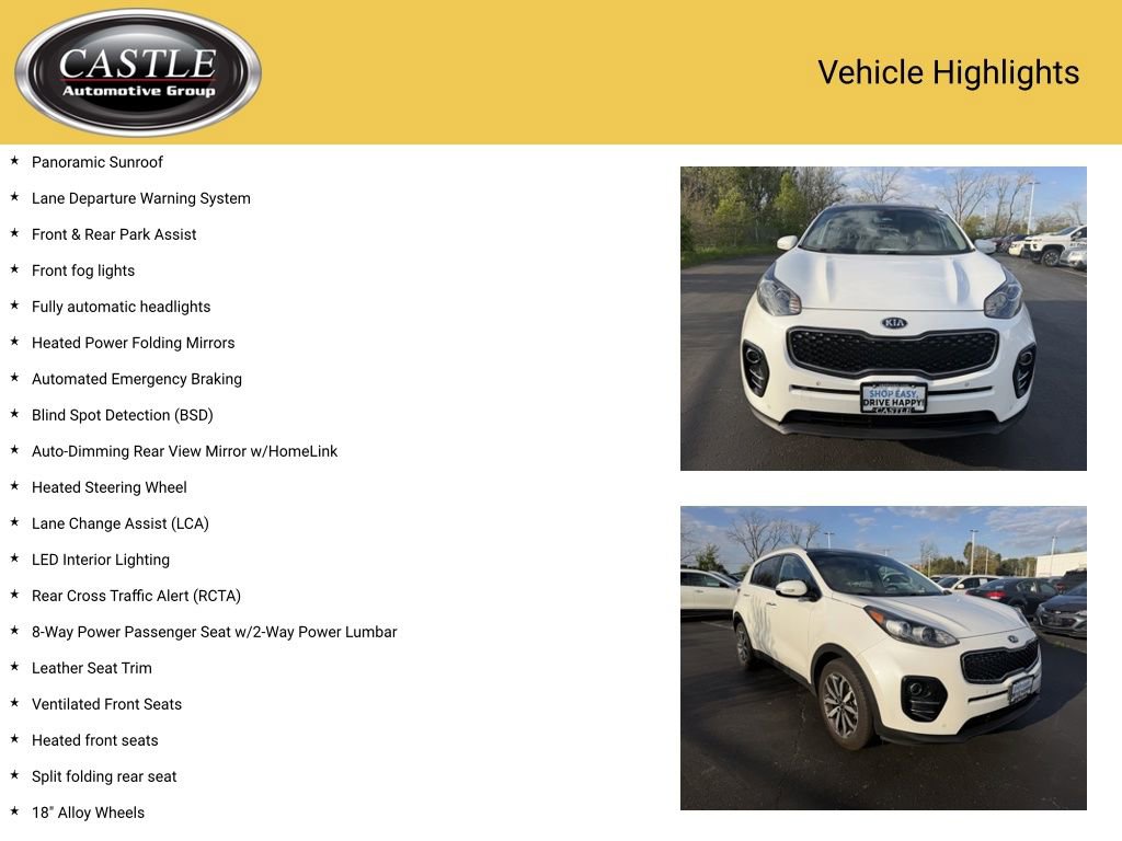 Used 2017 Kia Sportage EX w/ EX Technology Package FWD image 7