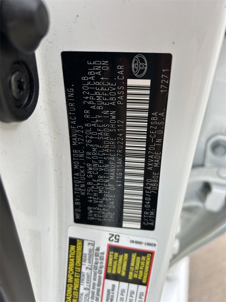 Certified 2024 Toyota Camry SE image 11