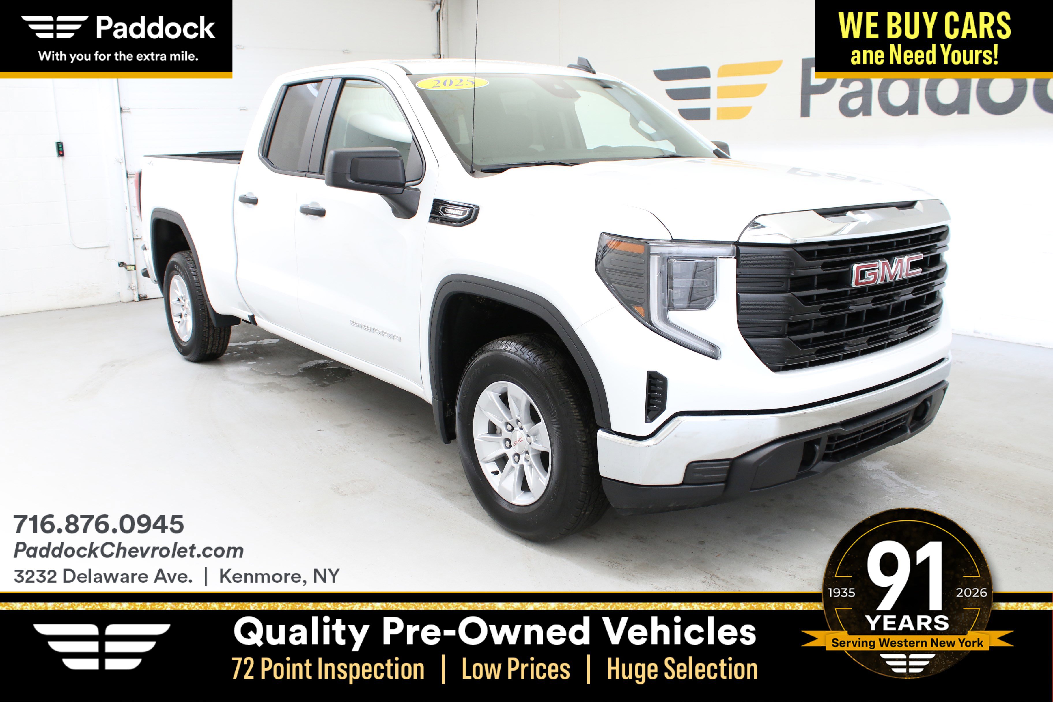 Used 2025 GMC Sierra 1500 Pro w/ Pro Value Package