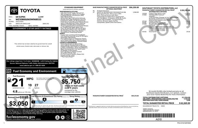 Used 2025 Toyota Supra RWD image 2