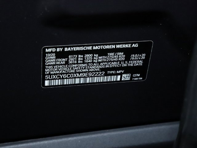 Used 2021 BMW X6 xDrive40i w/ Premium Package image 21