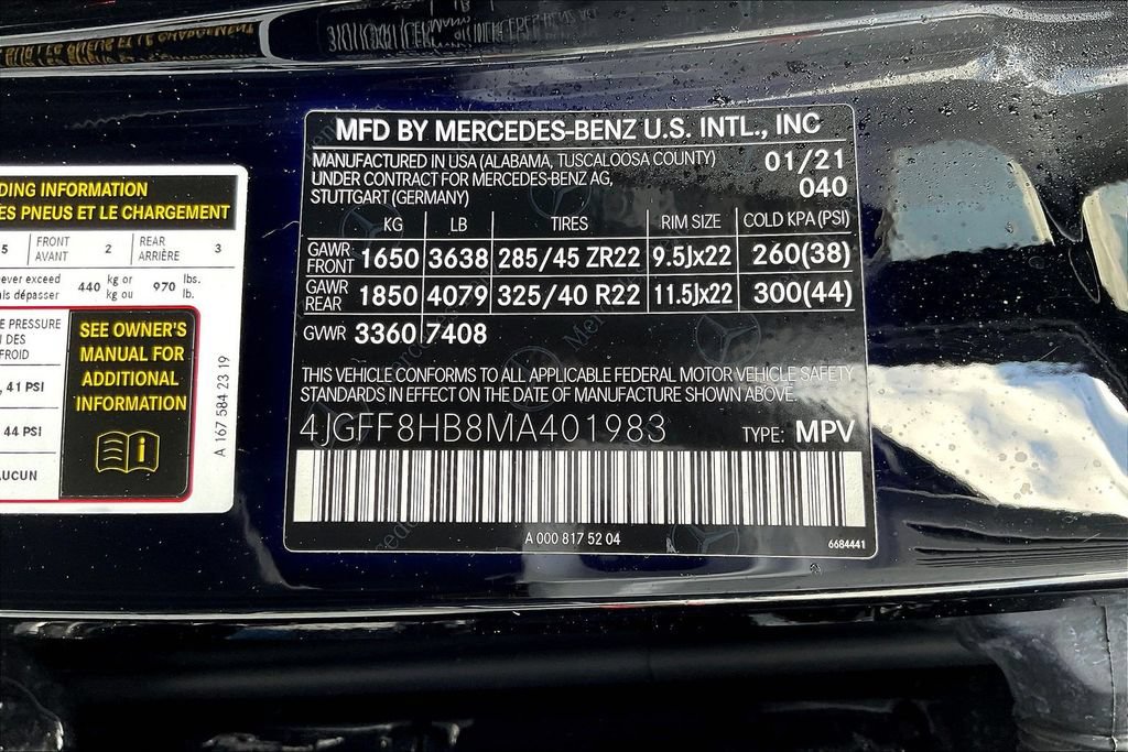 Used 2021 Mercedes-Benz Maybach GLS 600 4MATIC image 18