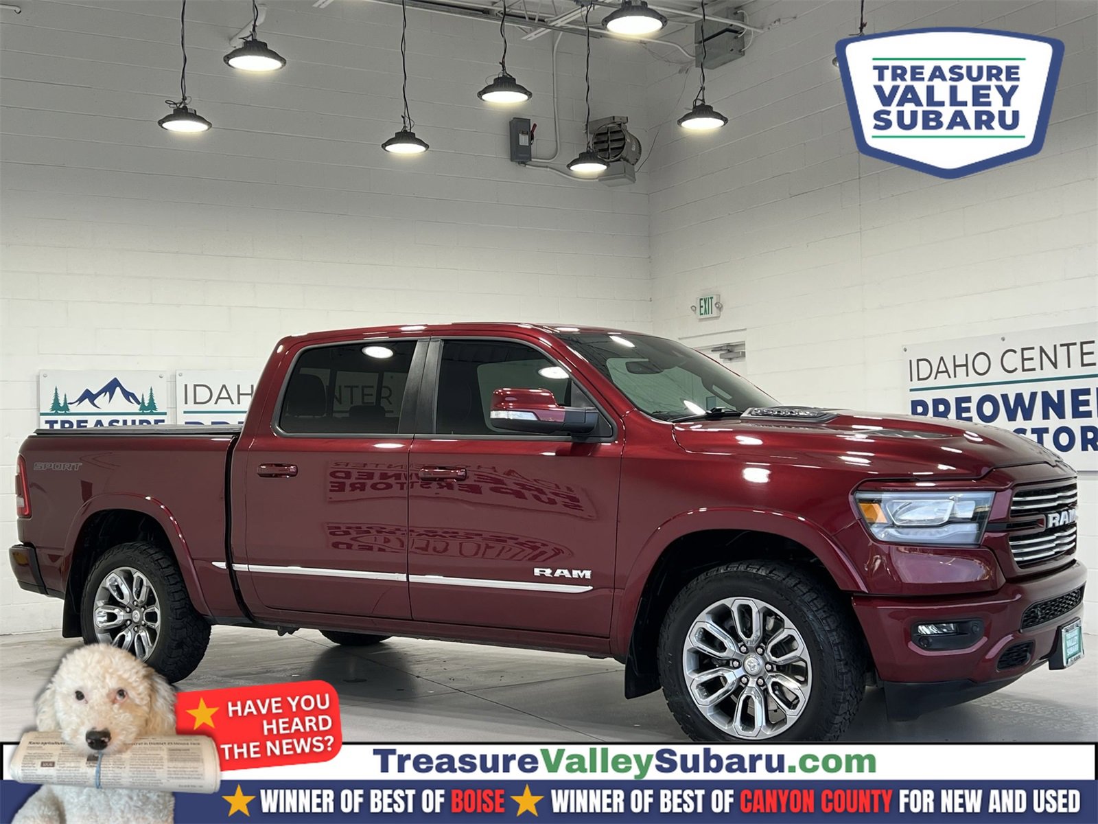 Used 2021 RAM 1500 Laramie w/ Sport Appearance Package