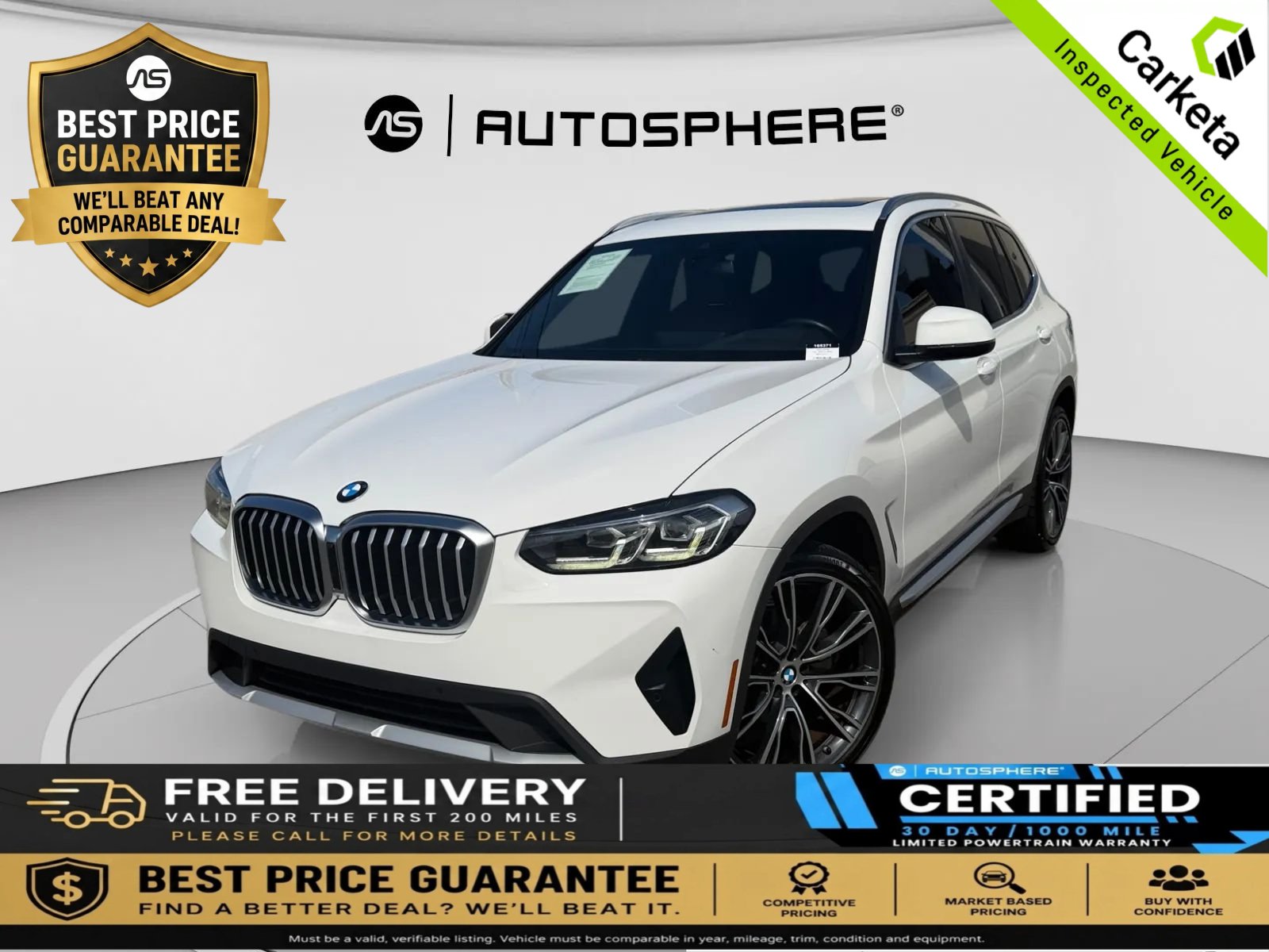 Used 2022 BMW X3 sDrive30i w/ Convenience Package w/ZPA