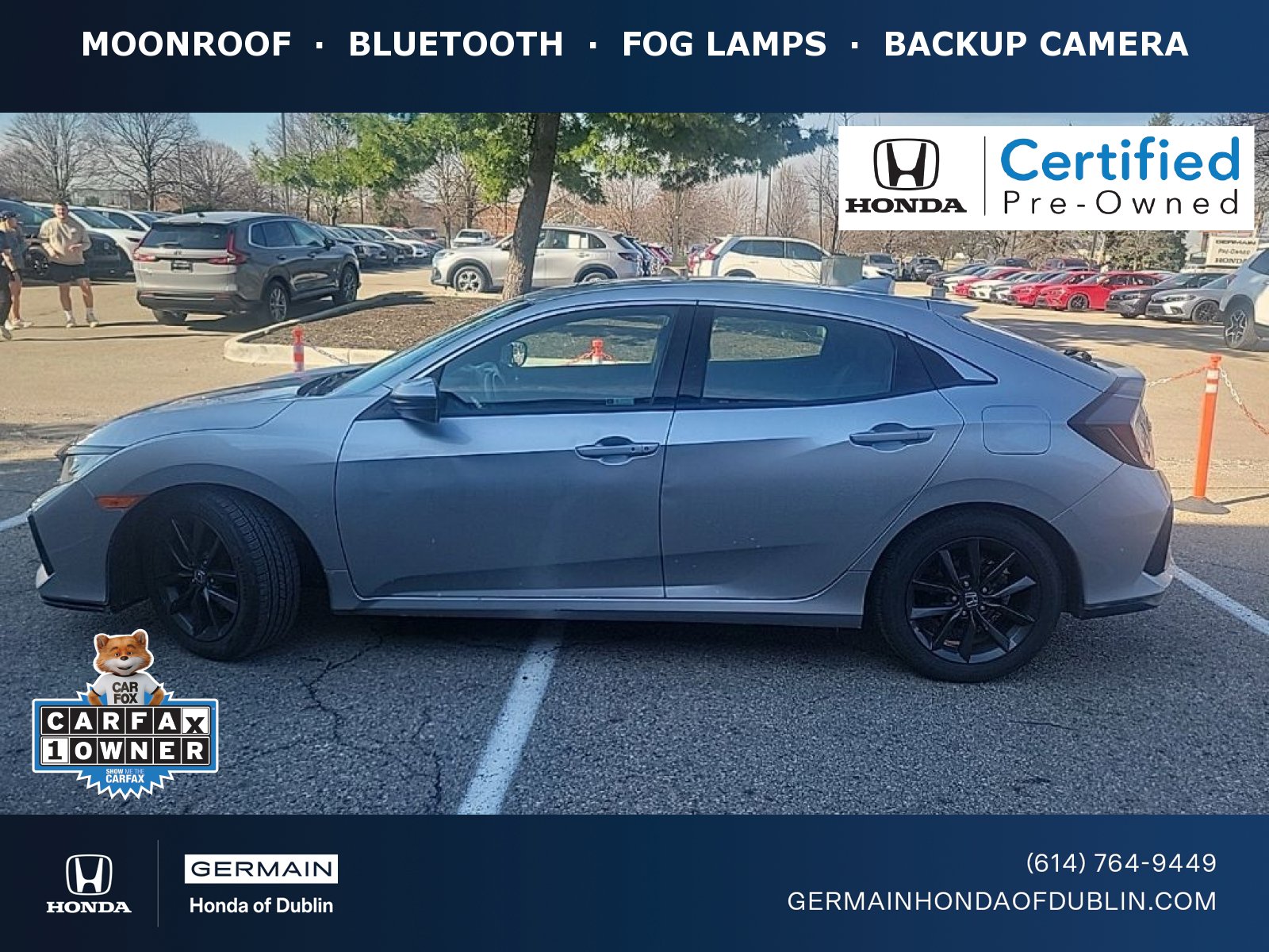 Certified 2021 Honda Civic EX image 1