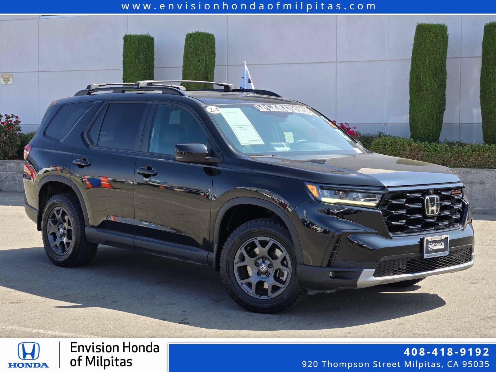 Certified 2024 Honda Pilot TrailSport