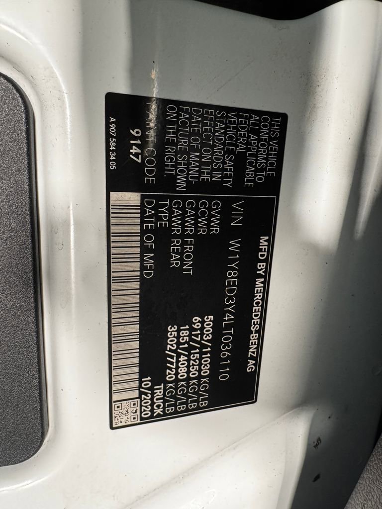 Used 2020 Mercedes-Benz Sprinter 3500 image 35