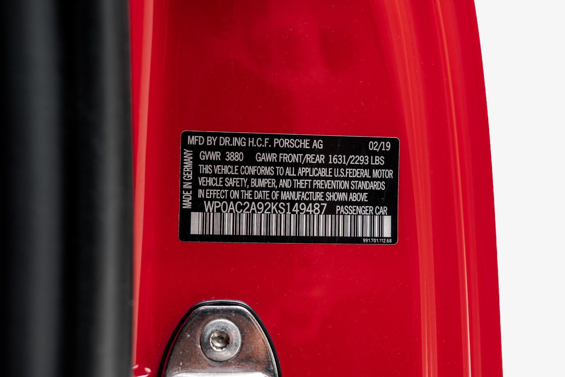 Used 2019 Porsche 911 GT3 RWD image 49