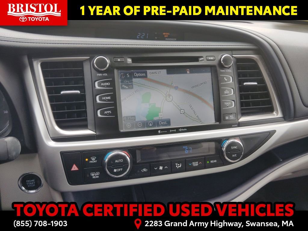 Certified 2019 Toyota Highlander XLE image 25