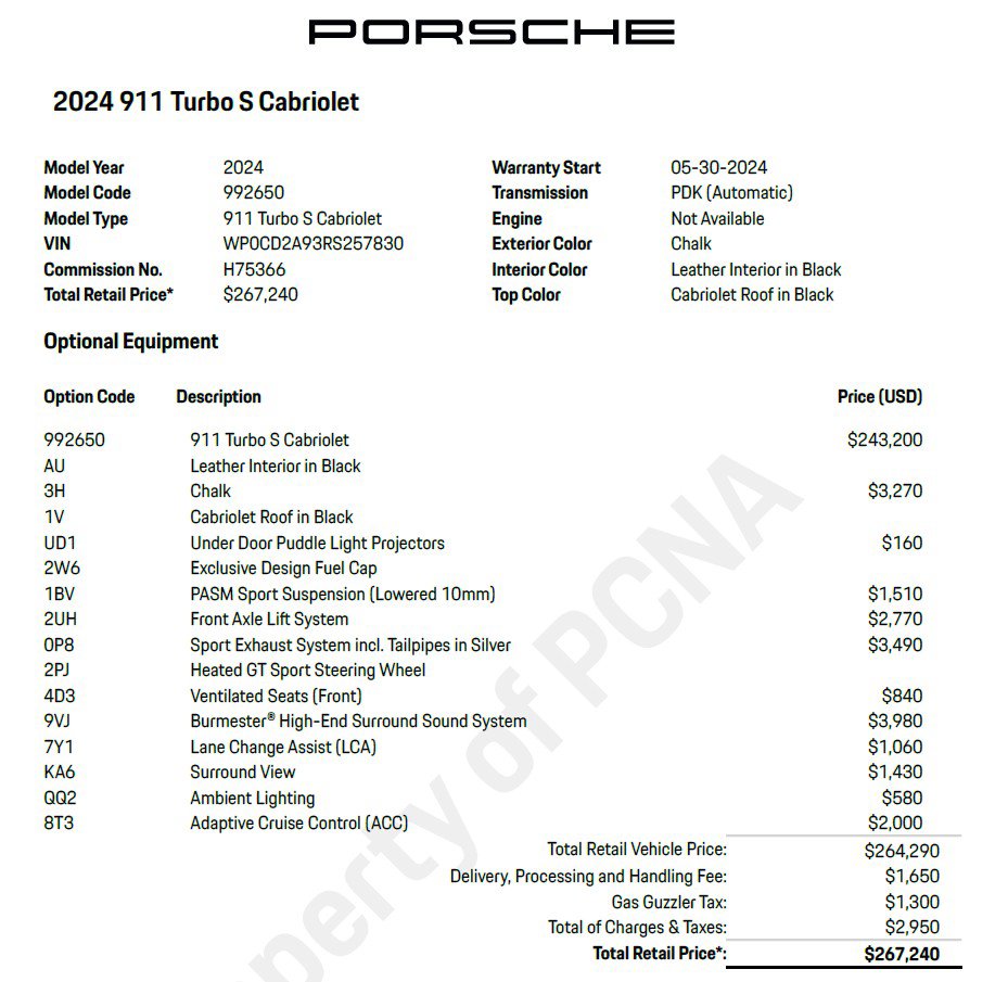 Used 2024 Porsche 911 Turbo S AWD/4WD image 28