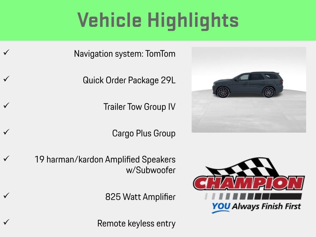 Used 2022 Dodge Durango SRT w/ Trailer Tow Group IV image 6