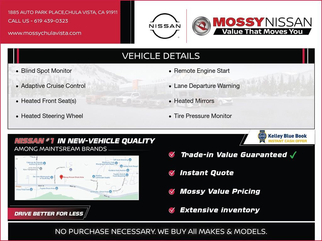 Certified 2025 Nissan Sentra SV w/ All-Weather Package FWD image 3