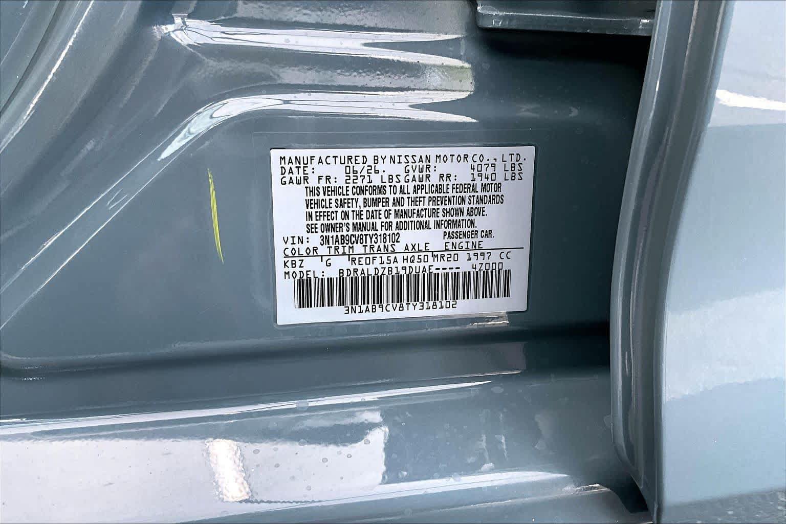 New 2026 Nissan Sentra SV w/ SV Convenience Package FWD image 18