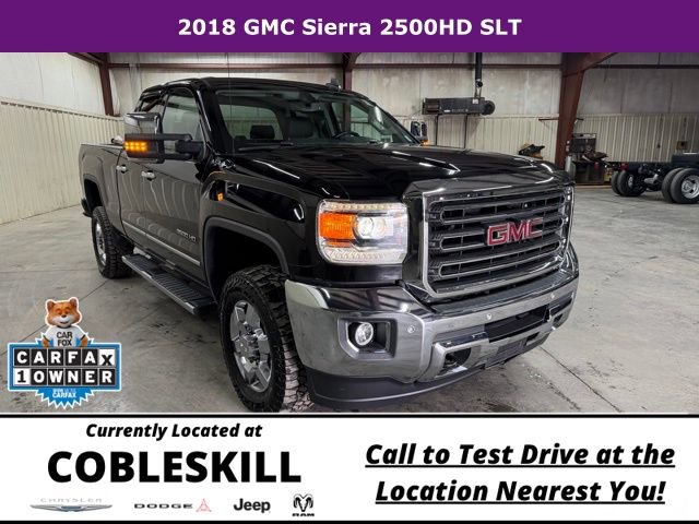 Used 2018 GMC Sierra 2500 SLT w/ Snow Plow Prep Package AWD/4WD image 1