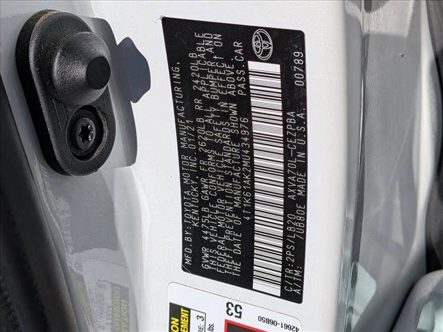 Used 2021 Toyota Camry XSE image 23