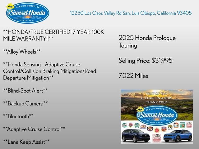 Used 2025 Honda Prologue Touring image 2