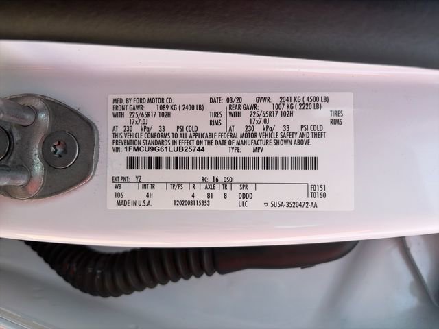 Used 2020 Ford Escape SE AWD/4WD image 47