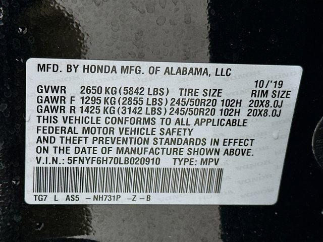 Used 2020 Honda Pilot Black Edition image 35