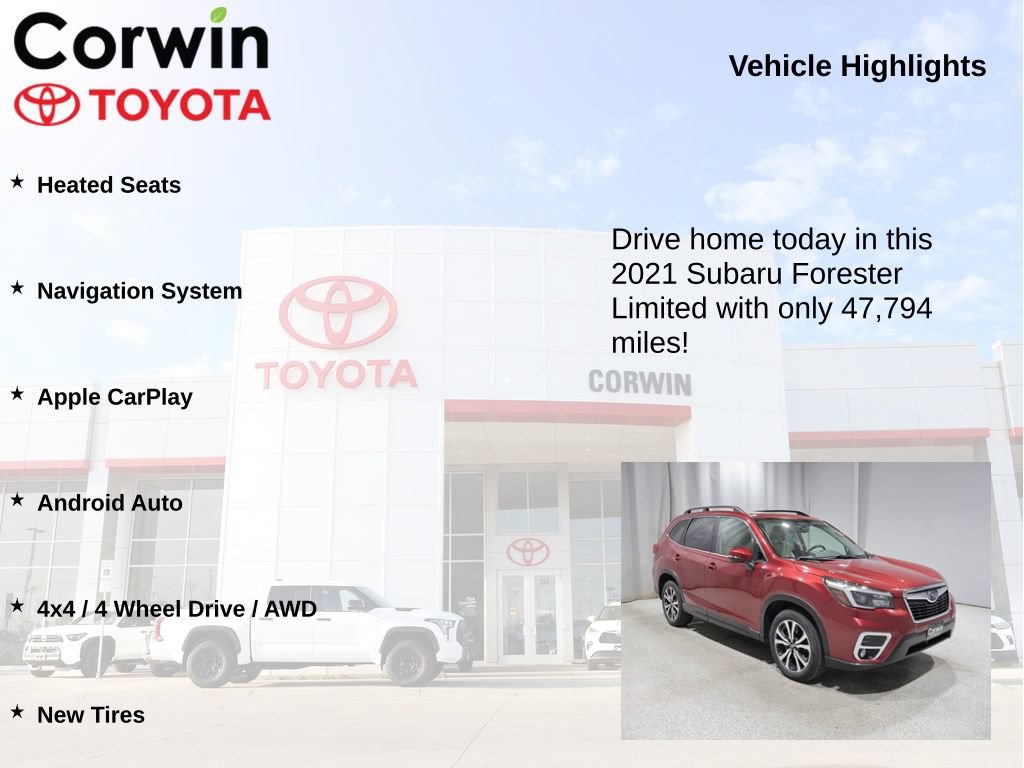 Used 2021 Subaru Forester Limited w/ Popular Package #3 AWD/4WD image 6