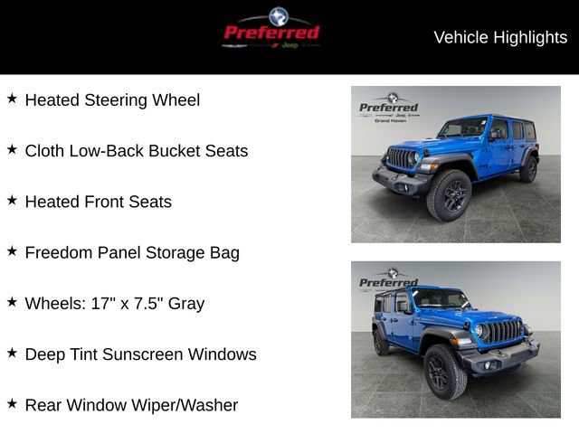 New 2025 Jeep Wrangler Sport S image 13