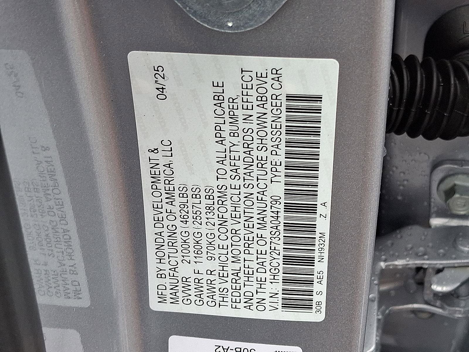 New 2025 Honda Accord Sport image 10