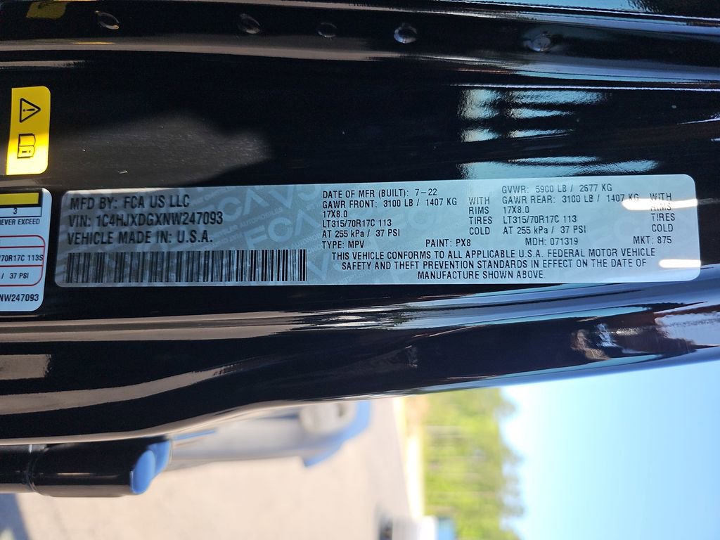 Used 2022 Jeep Wrangler Unlimited Sport w/ Xtreme Recon 35" Tire Package AWD/4WD image 38